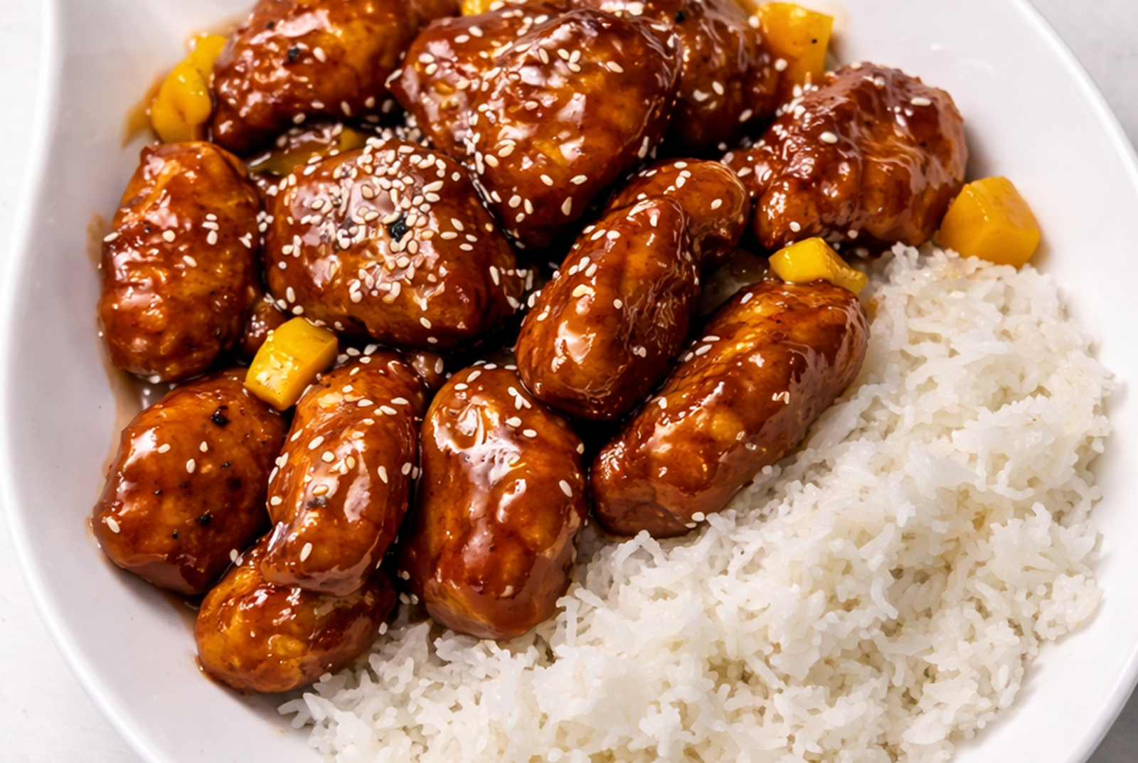 Honey Garlic Mango Chicken 1